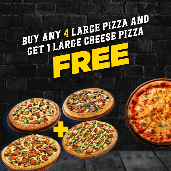 Four large pizza combo offer in Lynn MA 01905
